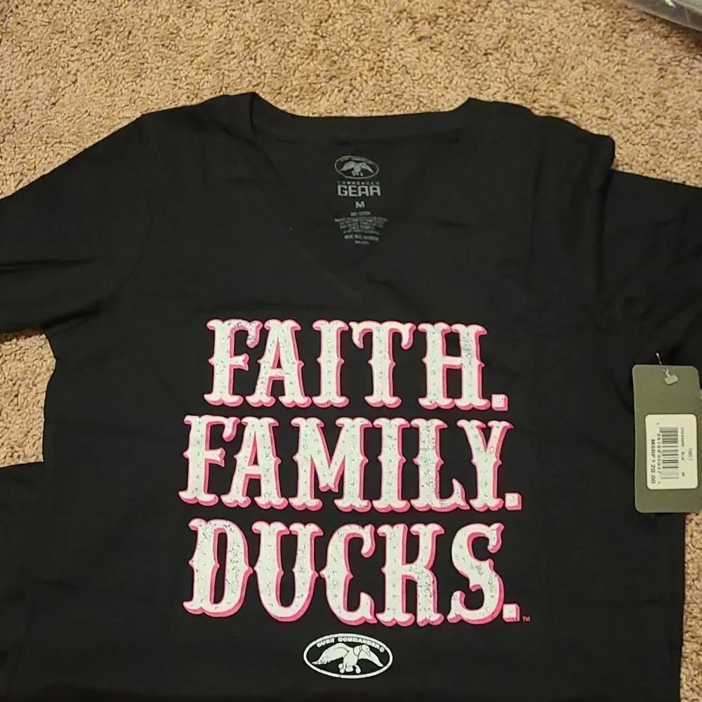 Comander Gear Apparel "Faith. Family. Ducks." shirt - Picture 1 of 2